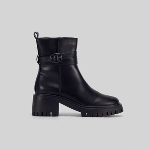 Botines Mujer Correa Malabar Bbook Negro