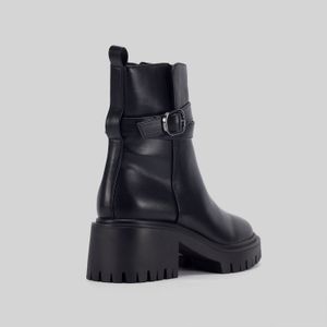 Botines Mujer Correa Malabar Bbook Negro