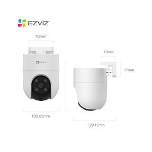 Cámara Inalámbrica WiFi PT H8C Para Exteriores Full Hd - Ezviz FLF