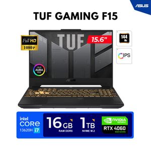 LAPTOP ASUS TUF F15 15.6" FHD IPS Core i7-13620H 4.90GHz 16GB DDR5 1TB SSD RTX 4060 8GB FREEDOS