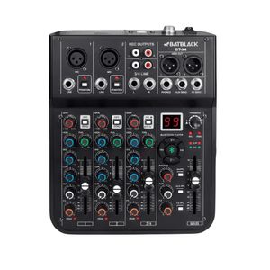 Mezclador de Audio Mixer Profesionel de 4 Canales Batblack BT-X4 99 Efectos