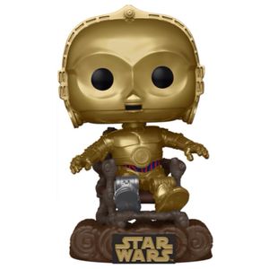 Funko Pop C3-P0 in chair - EVI: The Return Of The Jedi - Star Wars