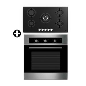 COMBO Orange: Cocina Empotrable Praga 87cm + Horno Empotrable a gas H70G 70 litros
