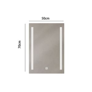 Espejo Led 50x70 3.5mm Luz Blanca