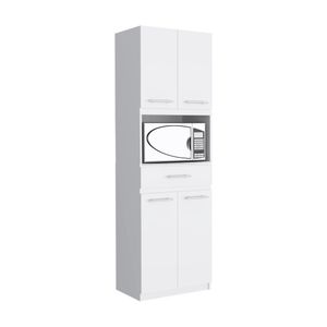 Mueble para Microondas Tuhome Manchester 4 Puertas Blanco