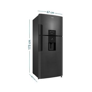 Refrigeradora Mabe No Frost Rmp415Zpc 382L Black