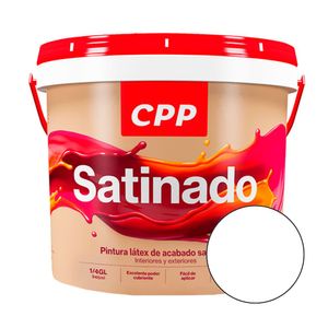 Satinado CPP Blanco 1/4 galón