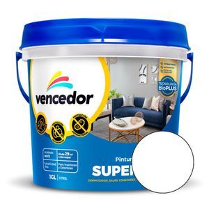 Supermate antibacterial nuevo Blanco Decora 1 galón