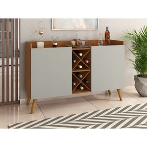 Aparador Bernardo 2 Puertas Natural Off White