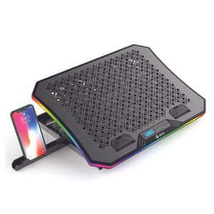 Cooler TEROS TE-7130N, compatible con notebooks de hasta 15.6", 3 fan de 11 cm