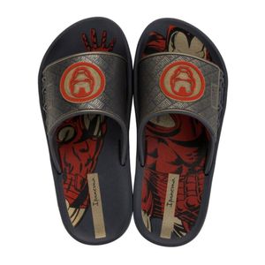 Sandalias Deluxe Iron Man Rojo Gris Niño