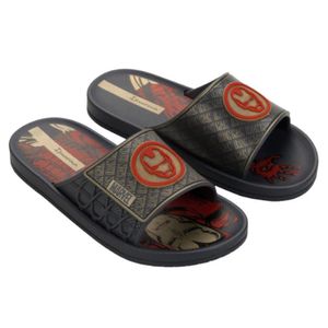 Sandalias Deluxe Iron Man Rojo Gris Niño