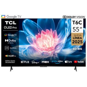 Televisor Smart TV 55 TCL 4K UHD QLED 55T6C