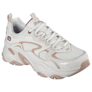 Zapatillas Urbanas Skechers Mujer D'Lites 5.0 150520-Owbr Crema