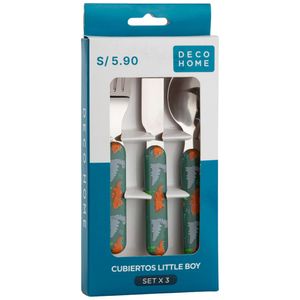 Set de Cubiertos DECO HOME Little Boy 3pzas OI 2025