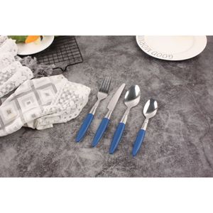 Cubiertos Promo Azul X16