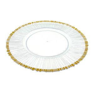 Plato Base Borde Gold Ddm