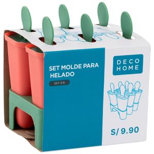 Set Molde para Helado DECO HOME Surtidos OI 2025
