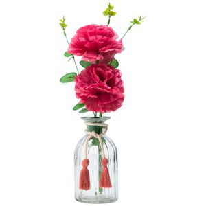 Florero C/ Rosa DECO HOME Suspiro Romántico