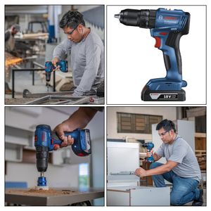 Combo Taladro atornillador Inalámbrico GSB 185-LI +1Bat + Amoladora 710W GSW 700 +23 acc