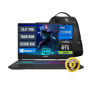 Laptop MSI Cyborg 15 A13VFK Intel Core i7 16GB RAM  512GB SSD 8GB RTX 4060 15.6 FHD 9S715K1111490