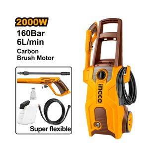 Hidrolavadora Eléctrica 2000w Ingco Carwash Hpwr20018 Limpia