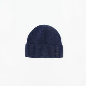 Gorro Sfera Hombre Punto Canalé Azul