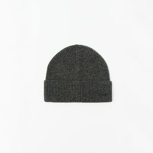 Gorro Sfera Hombre Punto Canalé Gris Piedra