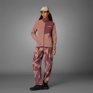 Casaca Deportiva Adidas Mujer W Mt Fz Fleece Je3892 Rojo