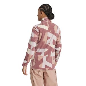 Casaca Deportiva Adidas Mujer W Mt Aop Fz Fl Jf9062 Beige