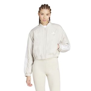Casaca Deportiva Adidas Mujer W Ess 3S In B J Jd1029 Gris
