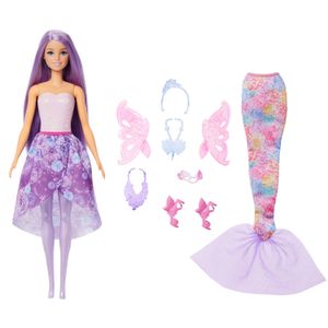 Muñeca Barbie Looks Hada Y Sirena