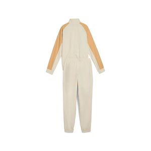 Buzo Deportivo Puma Mujer Woven Tracksuit Cl 685080 87 Crema