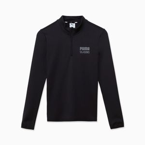 Polera Deportiva Puma Mujer Outdoor Inspired 1/2 Zip W 527012 01 Negro