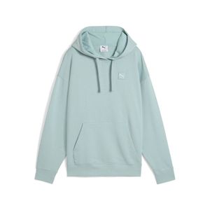 Polera Deportiva Puma Mujer Ess Elevated Comfort Hoodie Tr 685018 67 Verde