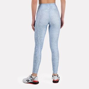 Malla Deportiva Reebok Mujer Id Train Aop Tight 100215225 Azul