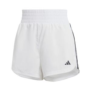 Short Deportivo Adidas Mujer Pacer Wvn High Is2171 Blanco