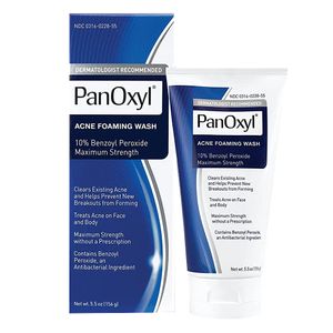 PanOxyl Acne Foaming Wash 10% Benzoyl Peroxide 156 gr FLF