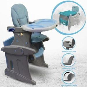 Silla de Comer Escritorio para Bebé «MAGIC» Light Blue