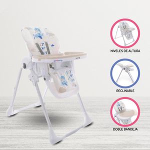 Silla de Comer Graduable para Bebé »FEED» Blue