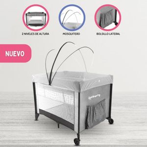 Cuna Corral para Bebés «SLEEP» Gray