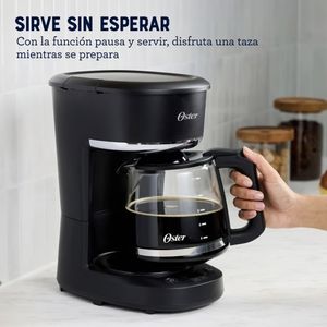 Cafetera Oster Progamable Filtro reutilizable BVSTDCP121B Negra