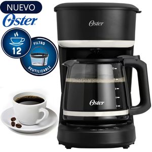 Cafetera Oster Progamable Filtro reutilizable BVSTDCP121B Negra