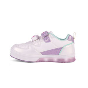 Zapatillas Urbanas Bubblegummers Niña Neon Blanco