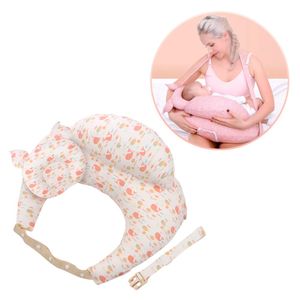 Almohada de Lactancia Ergonómica 3 en 1 Suave y Funcional Rosado