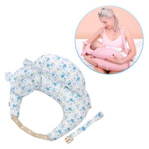 Almohada de Lactancia Ergonómica 3 en 1 Suave y Funcional Azul