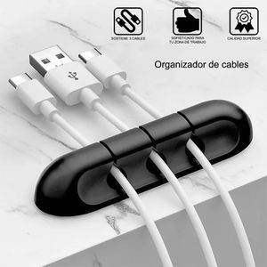 Combo organizador de cables ADC210011 + Funda porta laptop gris 15.6 ADC210023