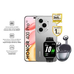 Celular Honor 400 PRO12 512GB LunarGrey + Watch 2i + Earbuds