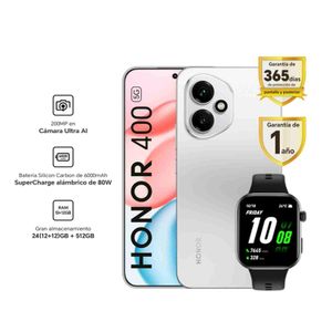 Celular Honor X6C 512GB Meteor Silver + Watch 2i