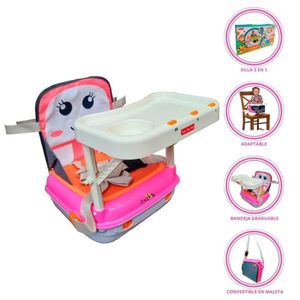 Silla Comedor Portátil »PORTA» LIGTH PINK